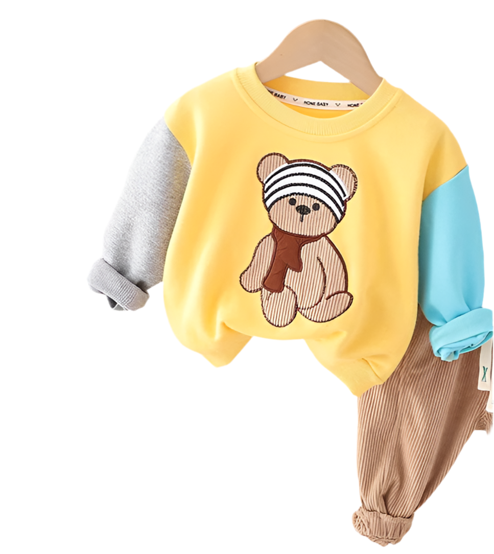 New Spring & Autumn Baby/Toddler Tracksuit – 2-Piece Set