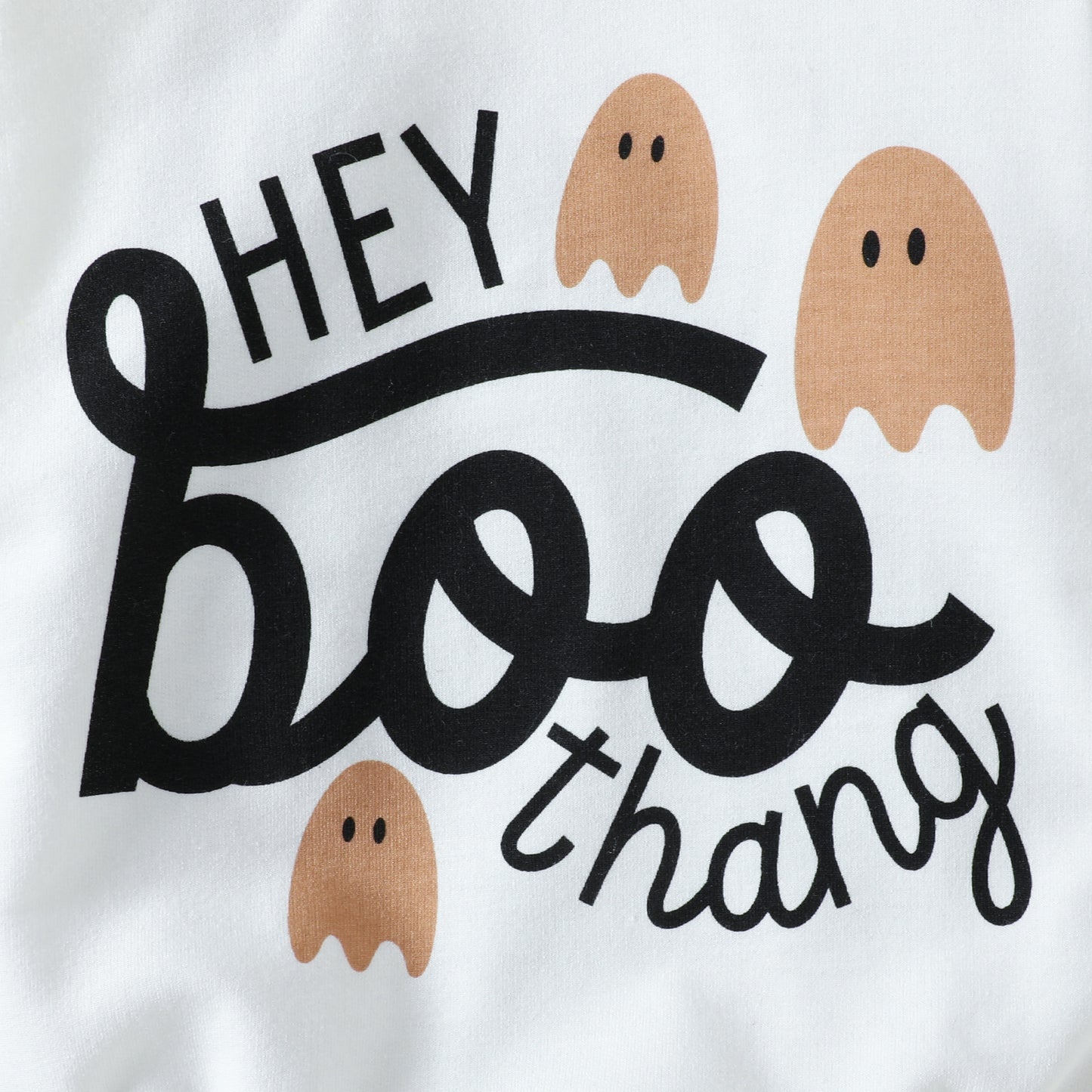 Halloween Baby Romper – Cartoon & Alphabet Print (Unisex)
