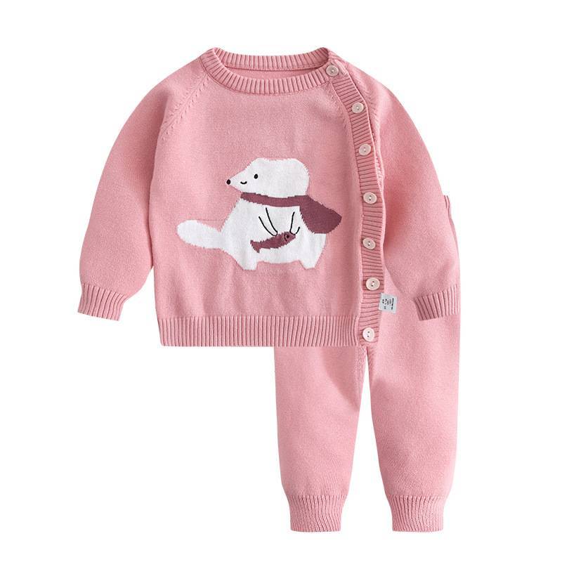 Children’s Knitted Sweater Set – Soft Cotton Comfort for Little Ones