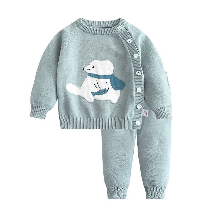 Children’s Knitted Sweater Set – Soft Cotton Comfort for Little Ones