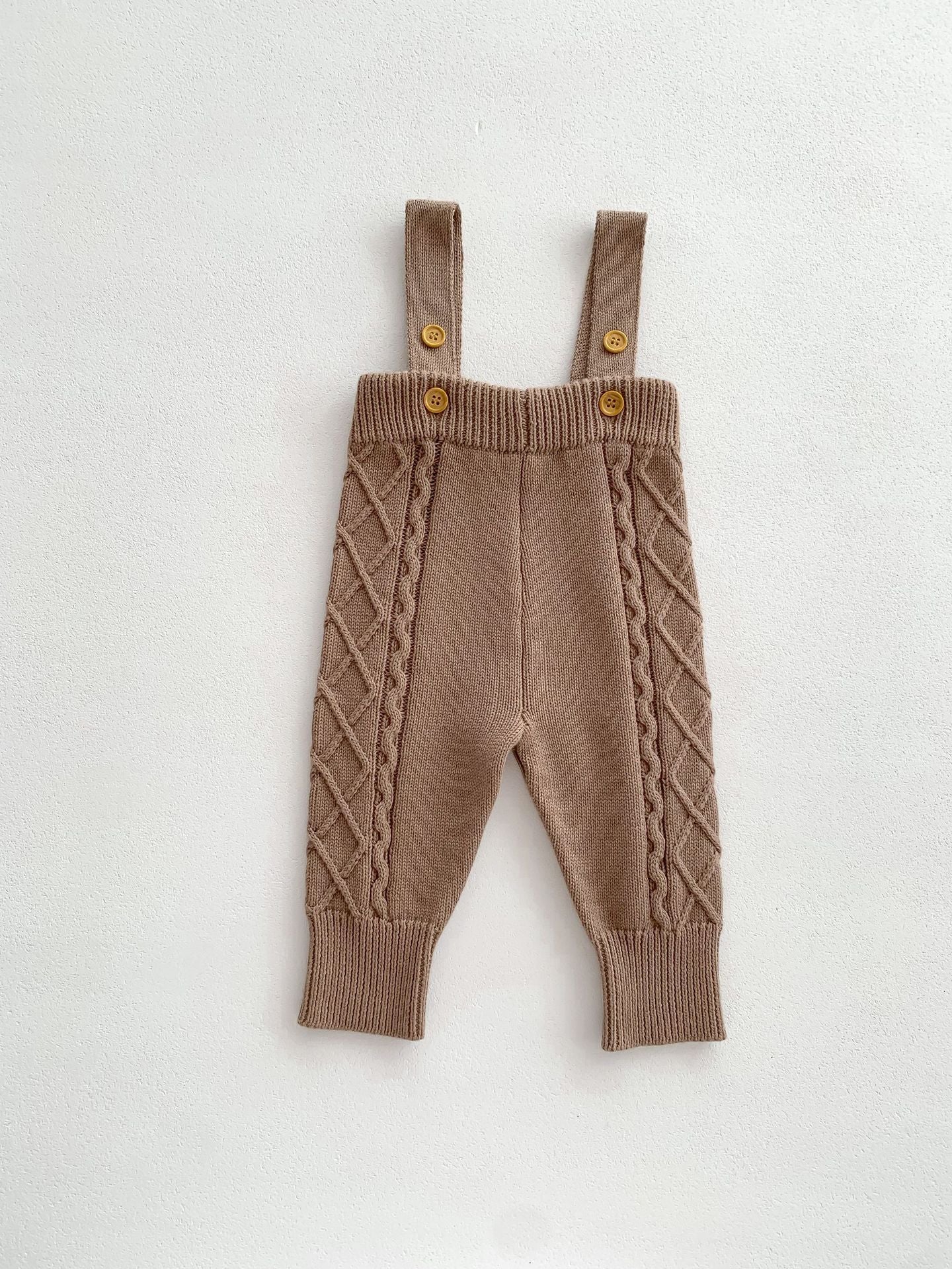Baby Autumn & Winter Knitted Sweater or Jumpsuit – Neutral Unisex Style