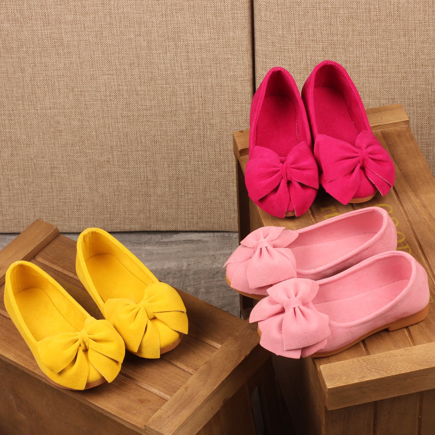 Girls Bow Ballet Flats – Soft & Stylish Everyday Comfort