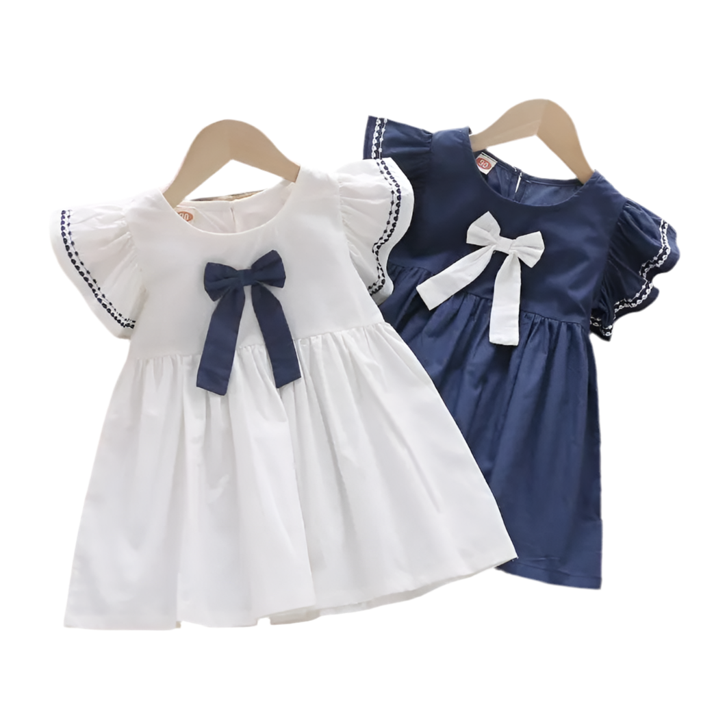 Kids Summer Bow Dress