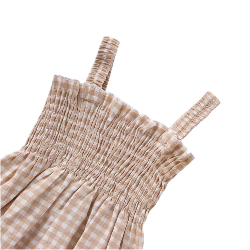 Infant Baby Girl 2-Piece Summer Romper Set with Headband