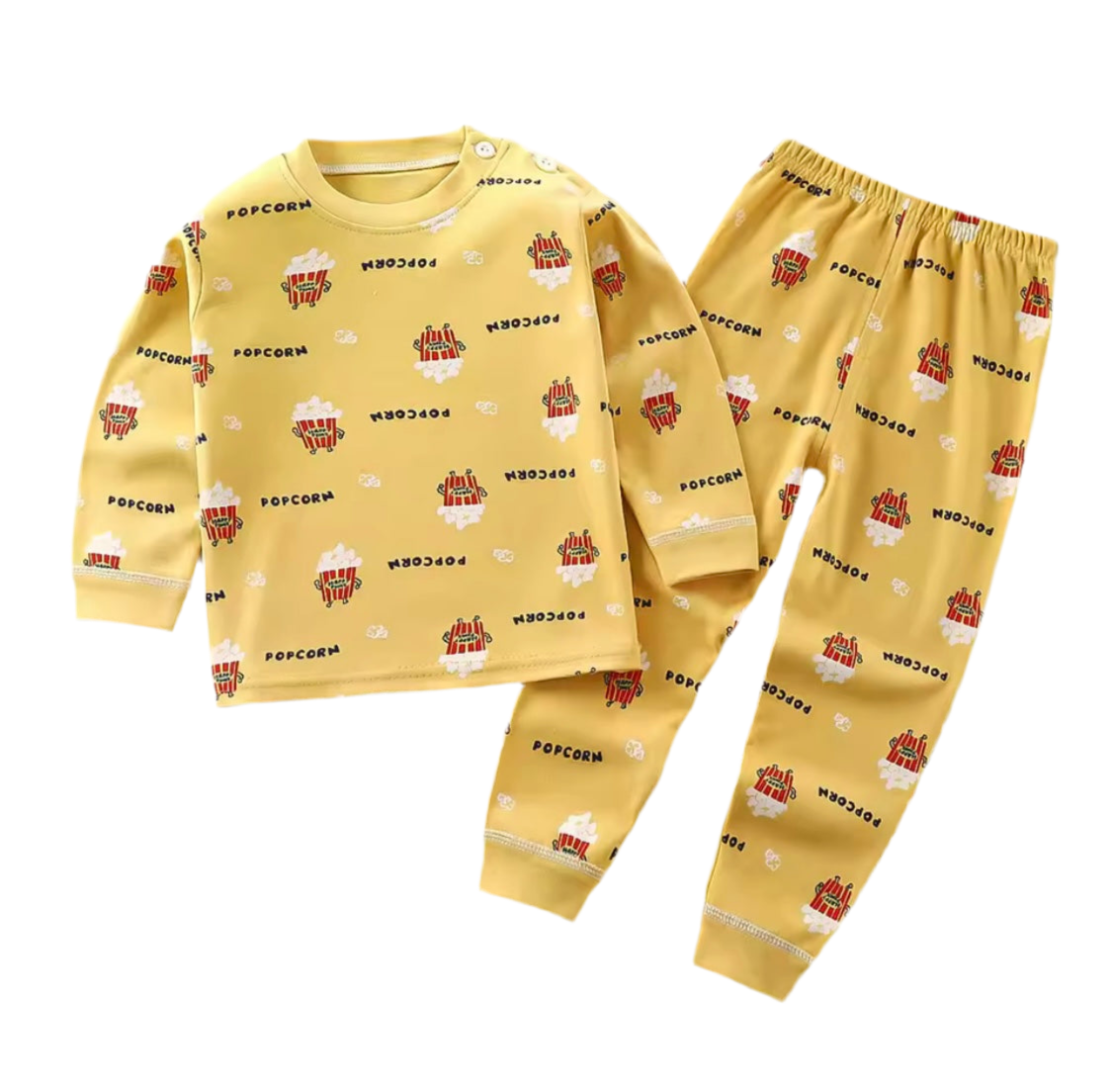 Kids Cotton Pajama Set – Long Sleeve Sleepwear for Boys & Girls