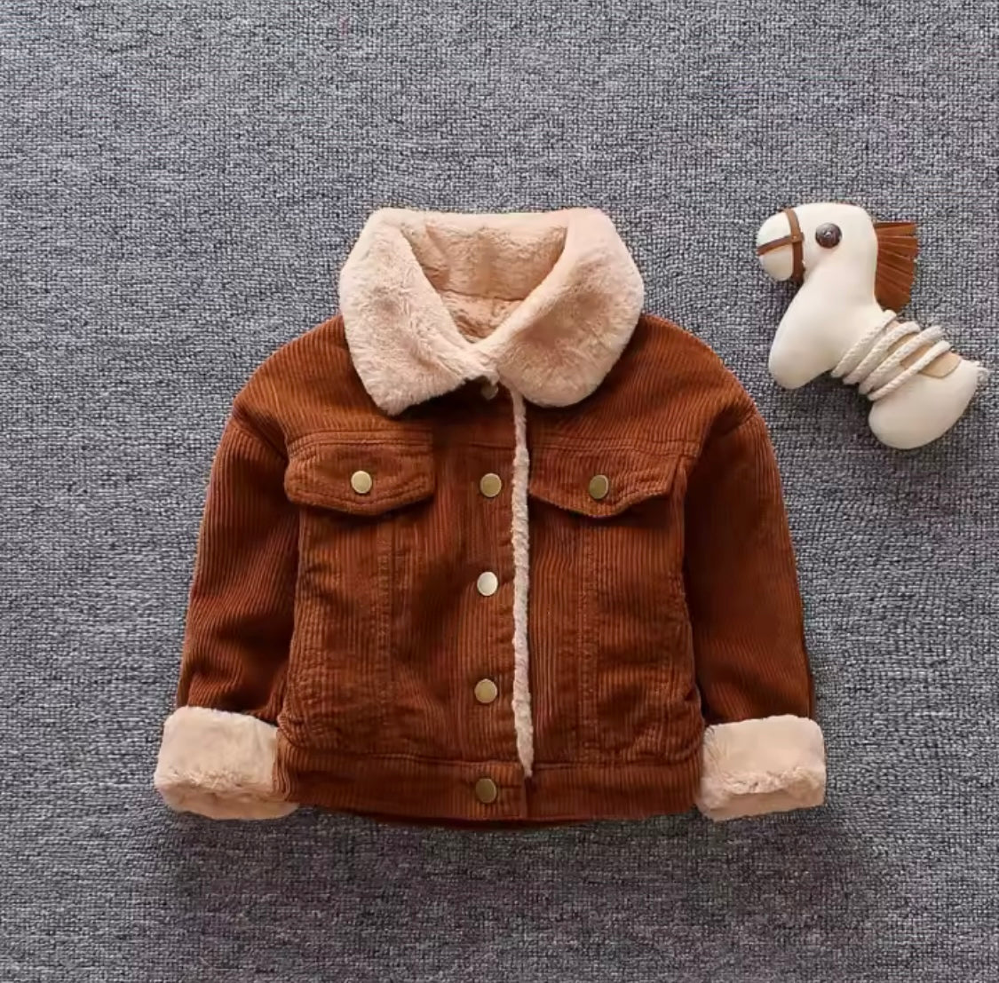 Winter Warm Cotton Jacket for Toddlers – Unisex Casual Coat