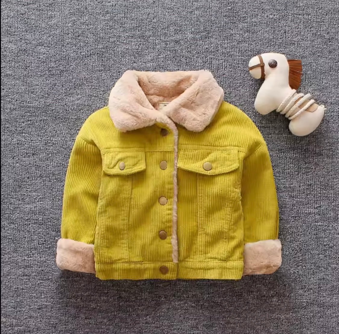 Winter Warm Cotton Jacket for Toddlers – Unisex Casual Coat