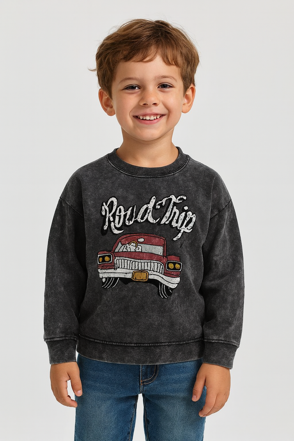Boys’ Pure Cotton Long Sleeve T-Shirt – Everyday Comfort & Style