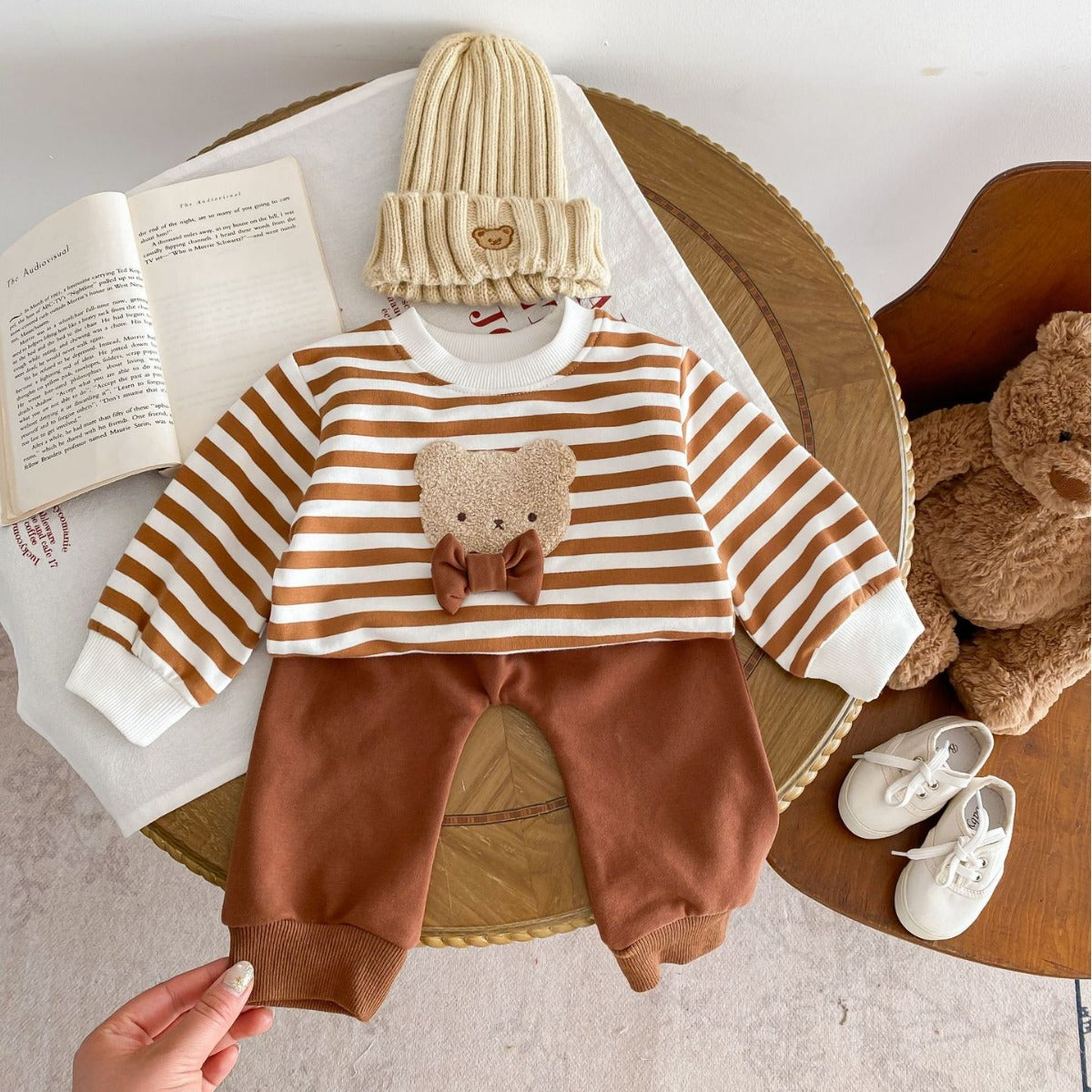 Baby Bear Two-Piece Spring Outfit