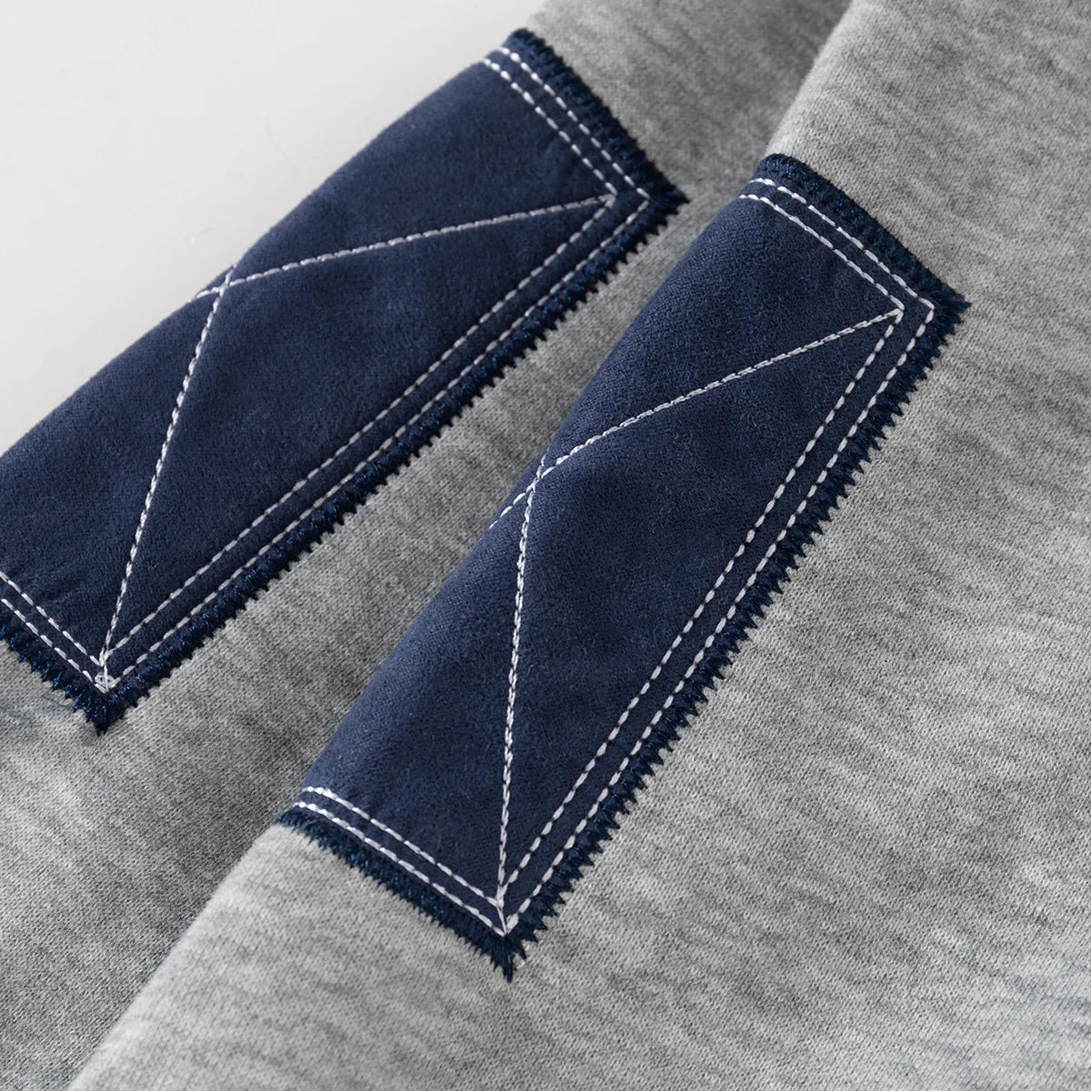 Boys Long Sleeve Patchwork Sweatshirt