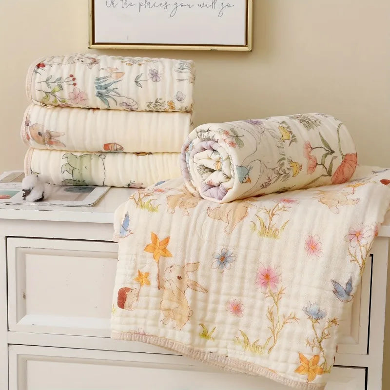 Infant Bath Towel – 6 Layer Soft Cotton Blend