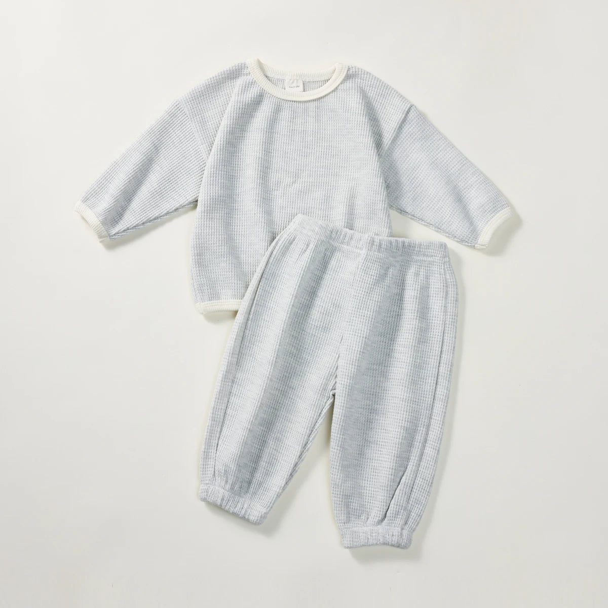Baby & Toddler Waffle Pullover + Pants Set