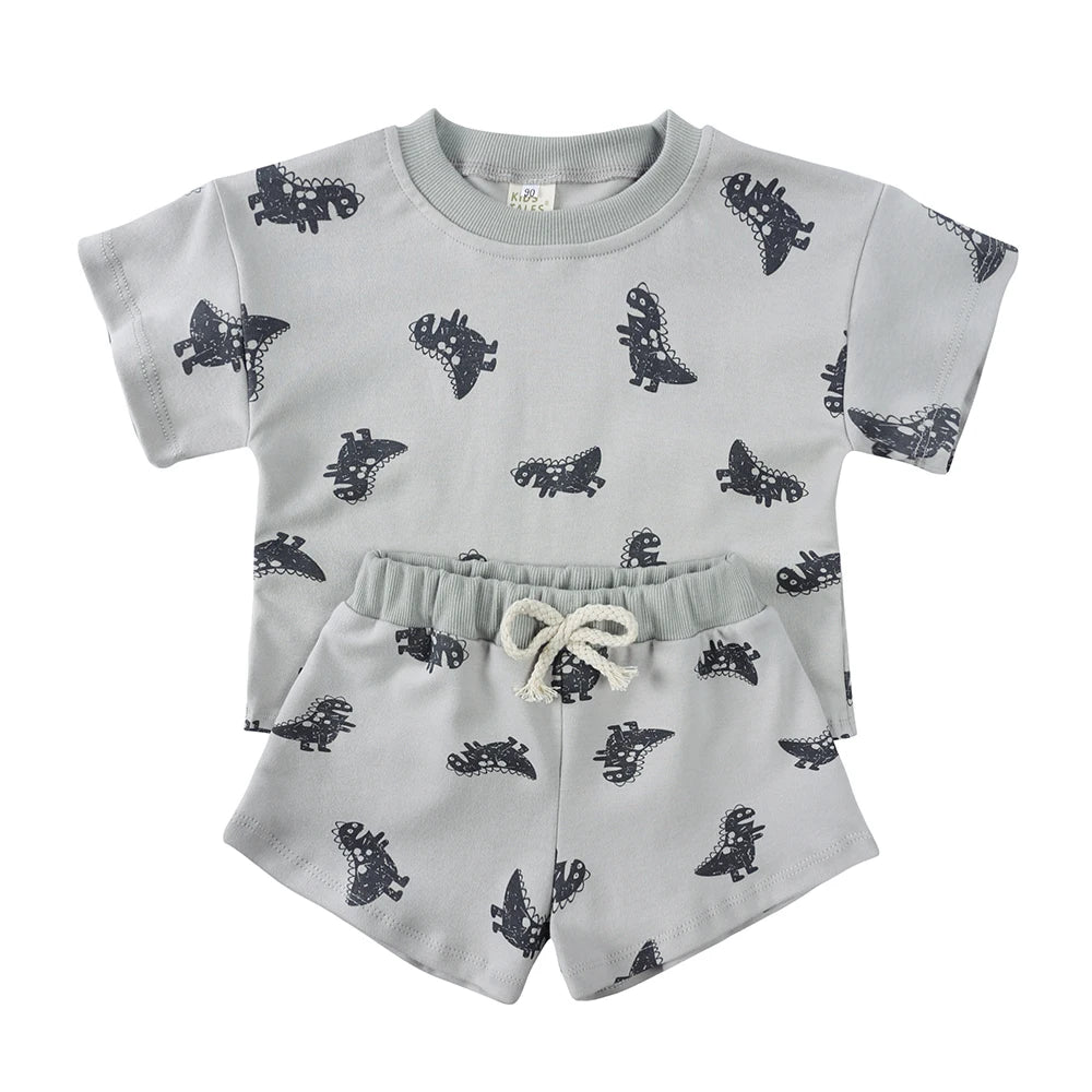 Kids Summer 100% Cotton Clothing Sets – 1–8 Years
