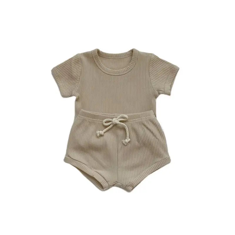 Summer 2-Piece Toddler Outfit – T-Shirt & Shorts