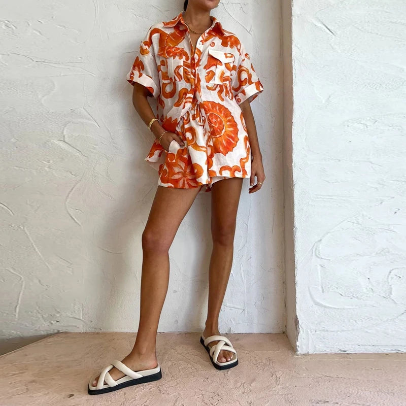 Women’s Beach Style Loungewear Set