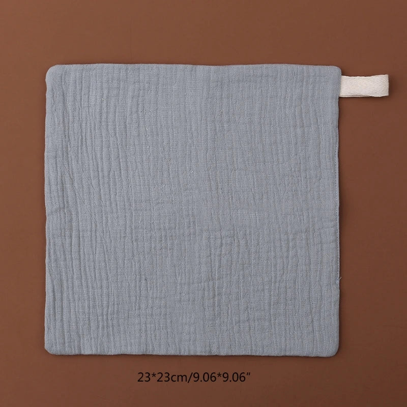 5PC Baby Muslin Cotton Towels – Soft Newborn Washcloths