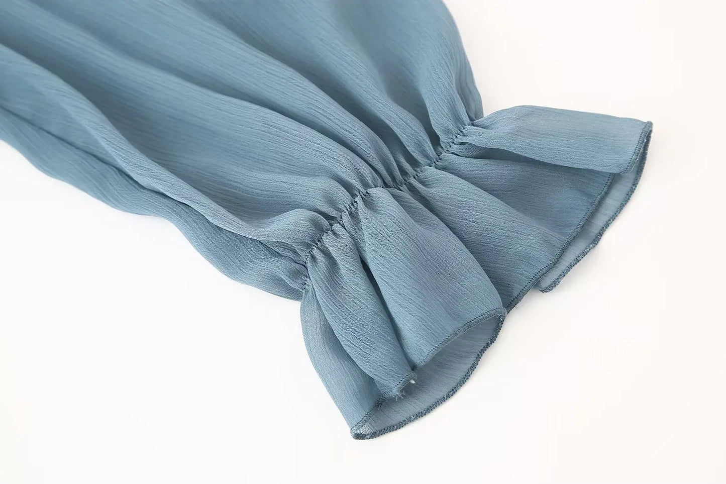 Women’s Elegant Belted Dress – European & American Style with Layered Detail