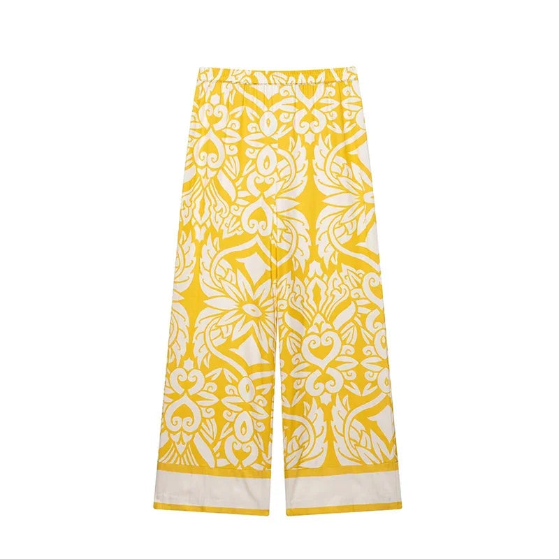 Women’s Wide-Leg Pants 2-Piece Set