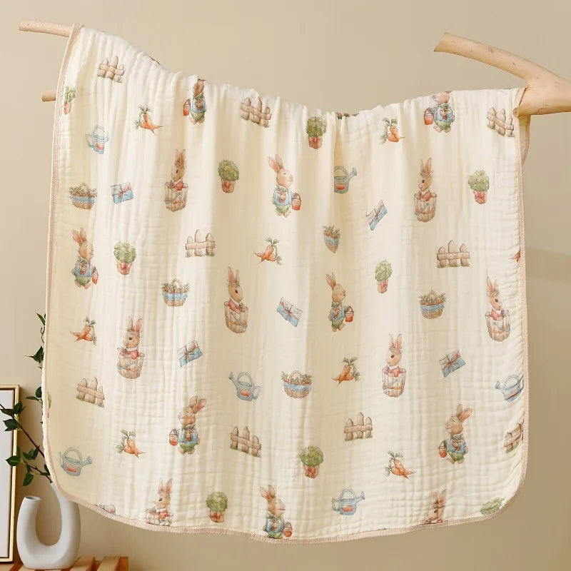 Infant Bath Towel – 6 Layer Soft Cotton Blend