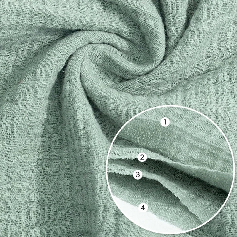 5PC Baby Muslin Cotton Towels – Soft Newborn Washcloths