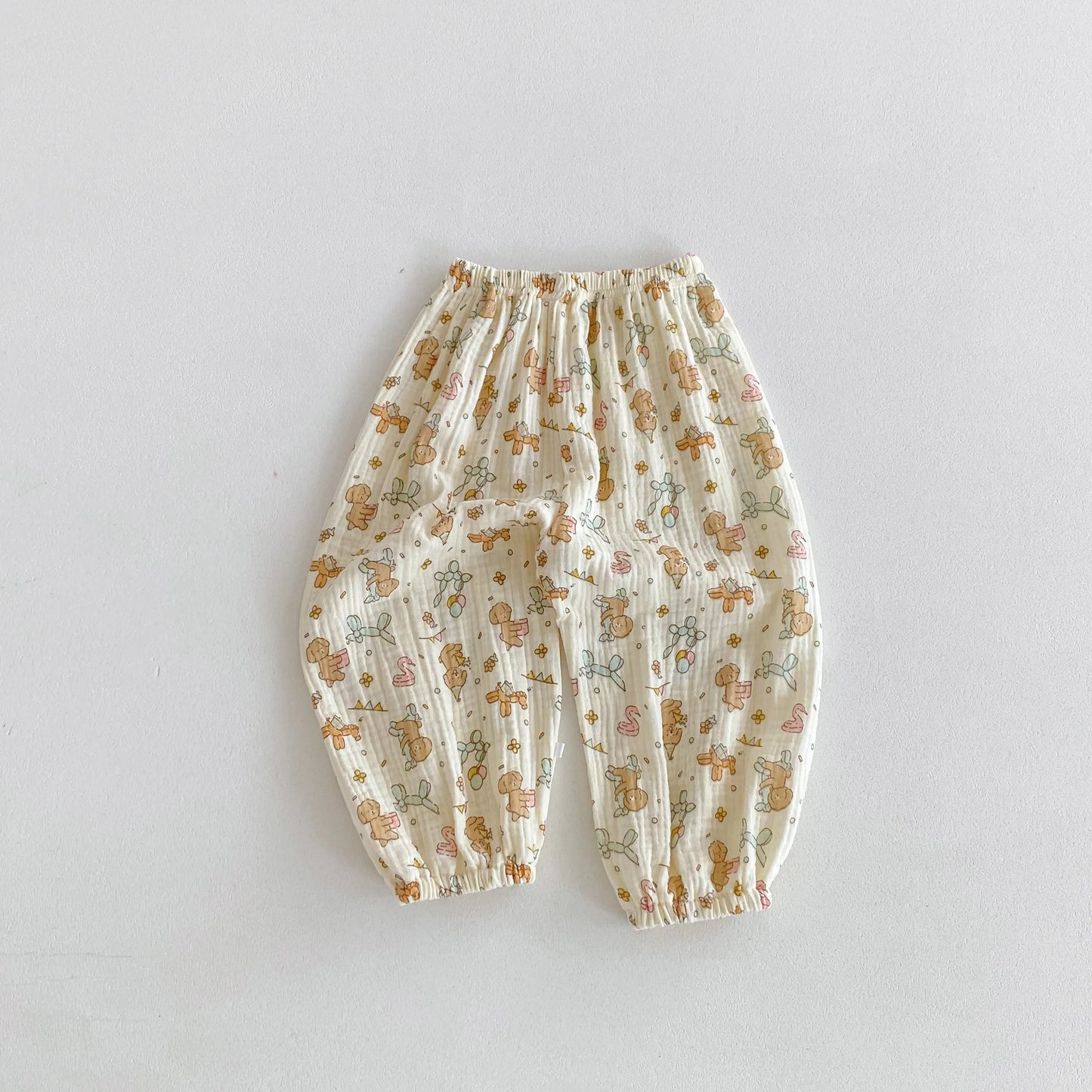 Baby & Toddler Cartoon Anti-Mosquito Pants – Summer Harem Trousers