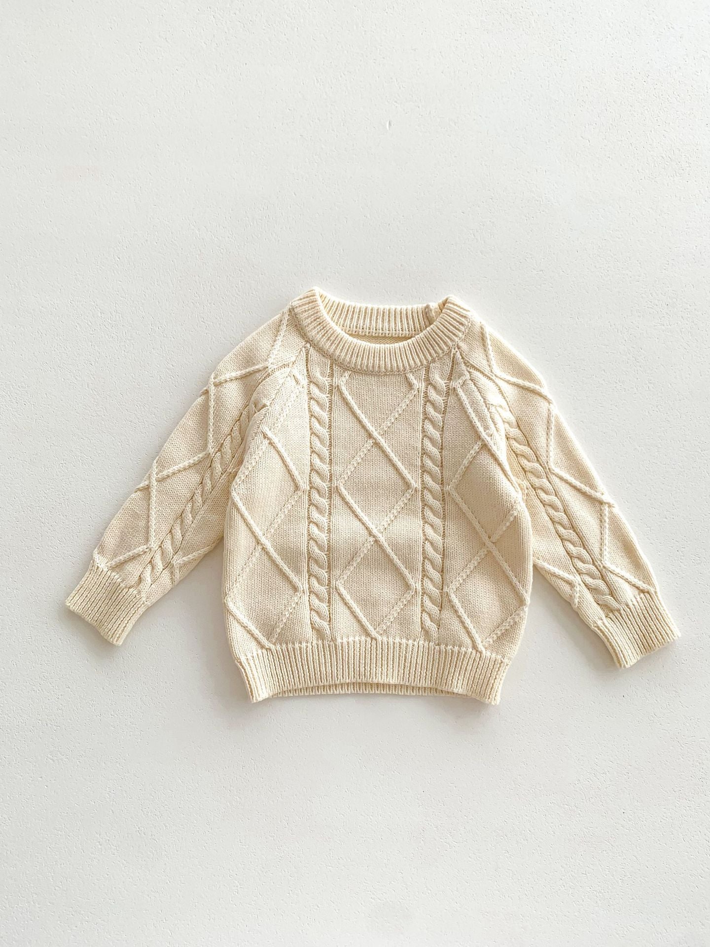 Baby Autumn & Winter Knitted Sweater or Jumpsuit – Neutral Unisex Style
