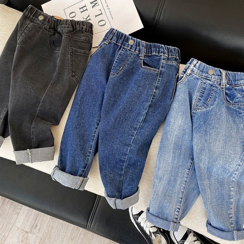 Boys’ Loose Fit Casual Denim Pants