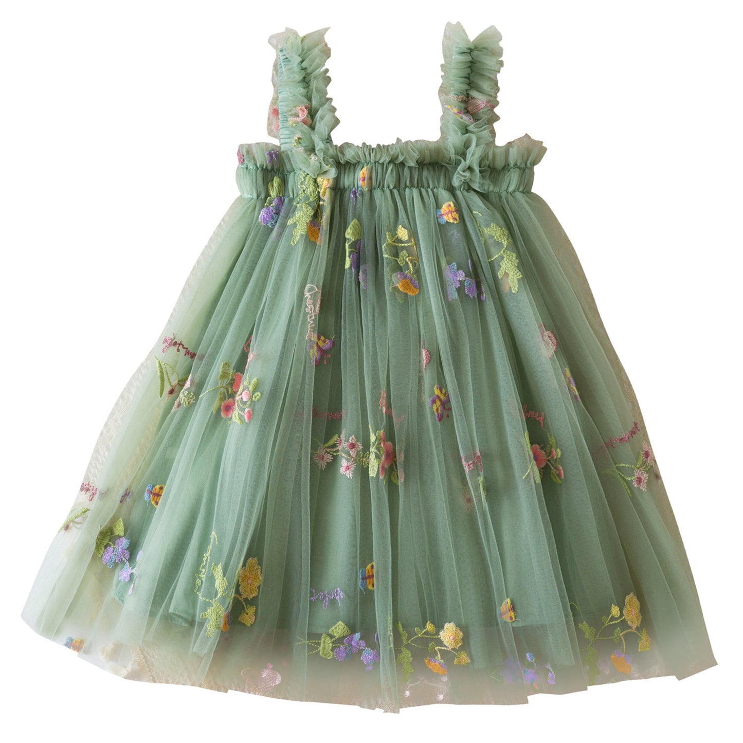 Embroidery Sweet Gauze Dress