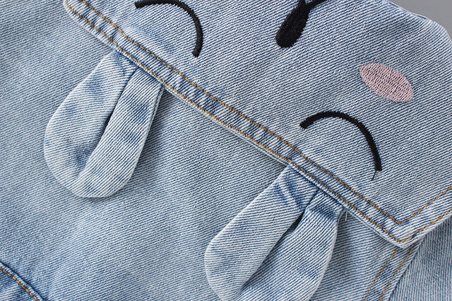 Denim Kitty Tulle Dress – Sweet & Stylish for 1–5 Yrs