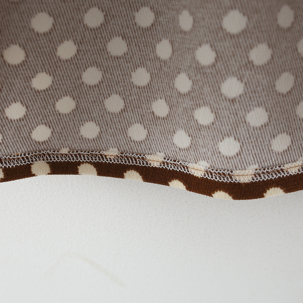 Polka Dot Doll Collar Dress