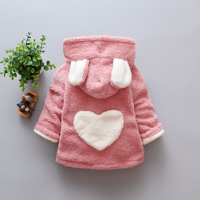 Toddler Girl Winter Bunny Coat (Ages 9M–3Y)