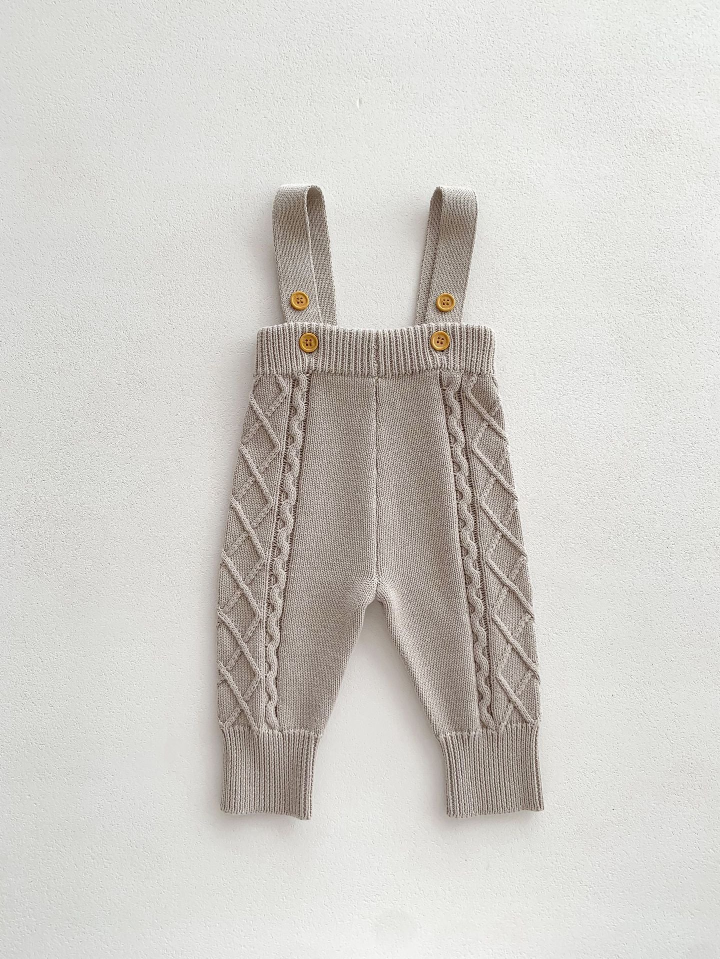 Baby Autumn & Winter Knitted Sweater or Jumpsuit – Neutral Unisex Style