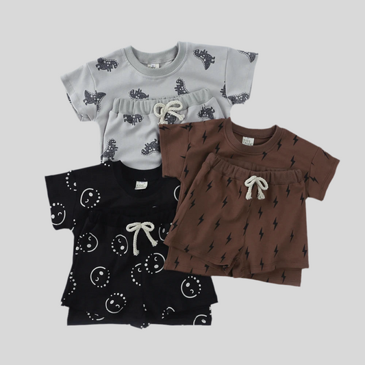 Kids Summer 100% Cotton Clothing Sets – 1–8 Years