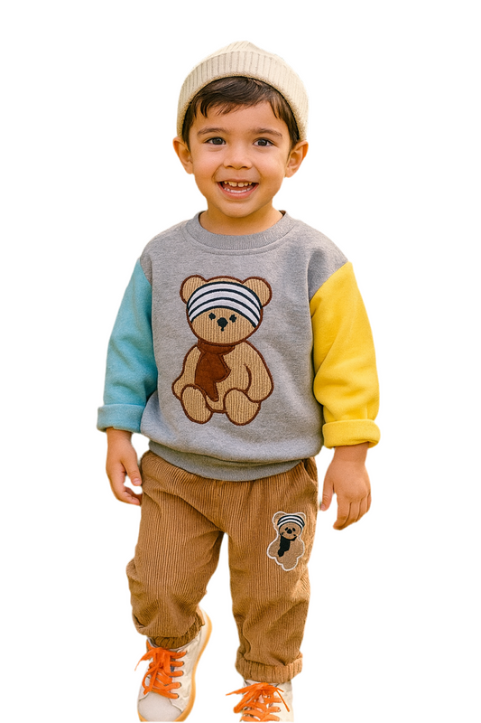 New Spring & Autumn Baby/Toddler Tracksuit – 2-Piece Set