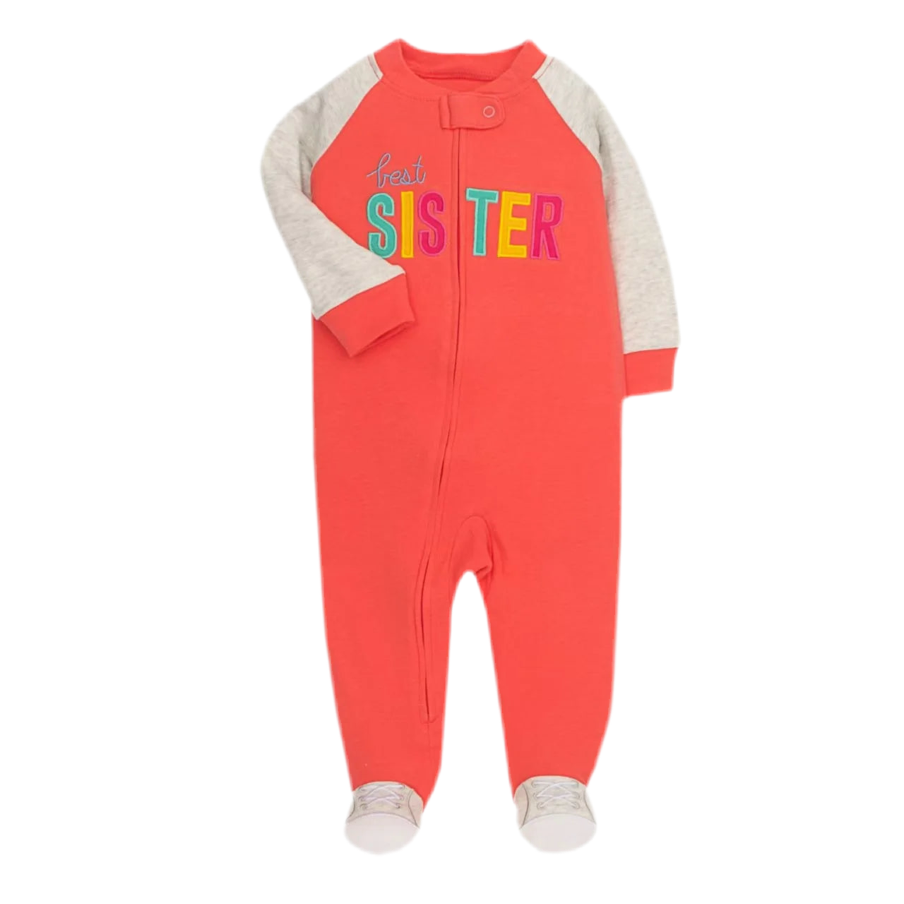 Newborn Long-Sleeve Pattern Romper – Soft Cotton Baby Jumpsuit