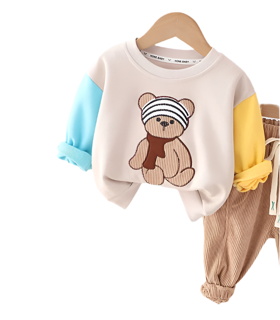New Spring & Autumn Baby/Toddler Tracksuit – 2-Piece Set
