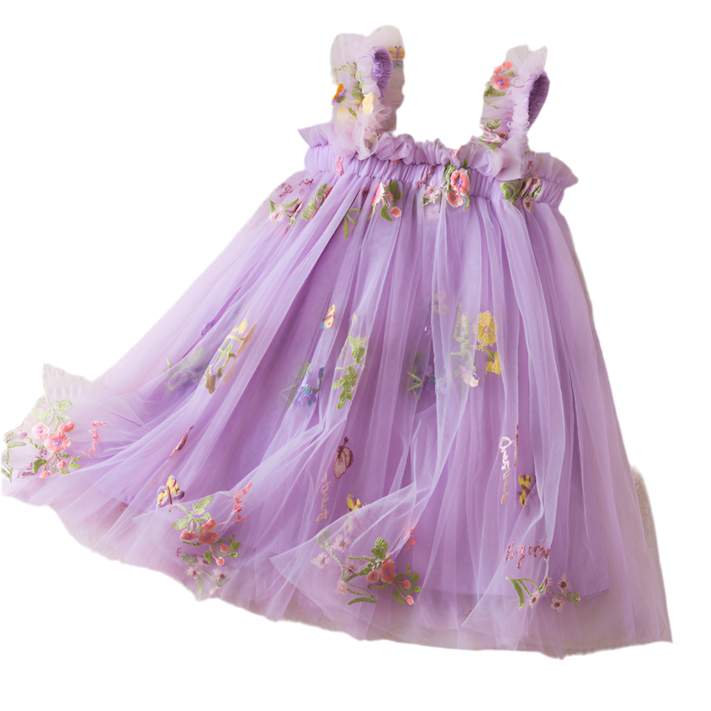 Embroidery Sweet Gauze Dress
