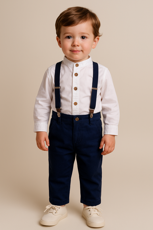 Boys’ Fashionable Gentleman Suit – European Style Formal Outfit