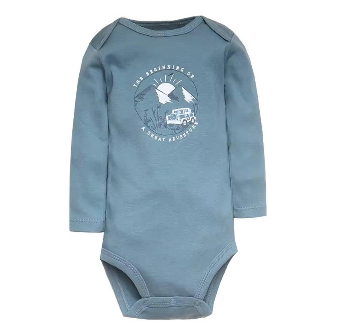 5-Piece Baby Bodysuit Set – 100% Cotton | Newborn & Toddler (Unisex)