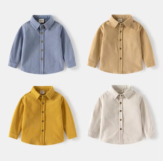 Children’s Corduroy Shirt – Spring & Autumn Collection