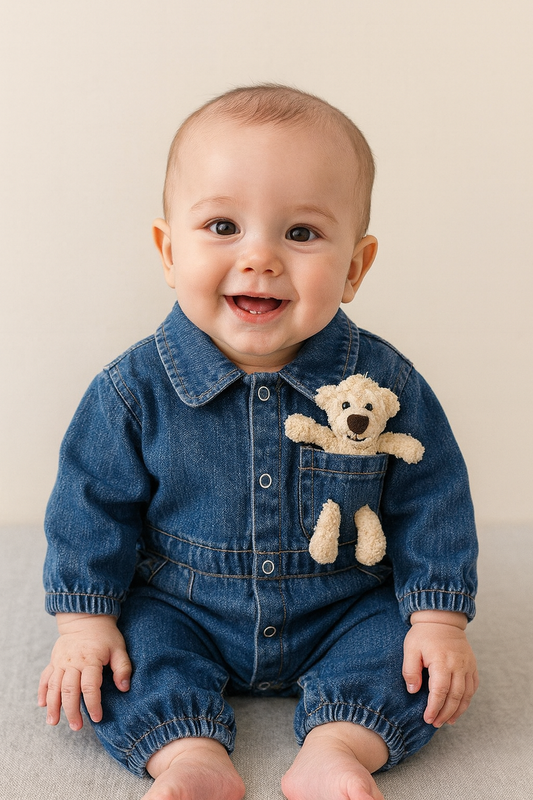 Baby Denim Jumpsuit