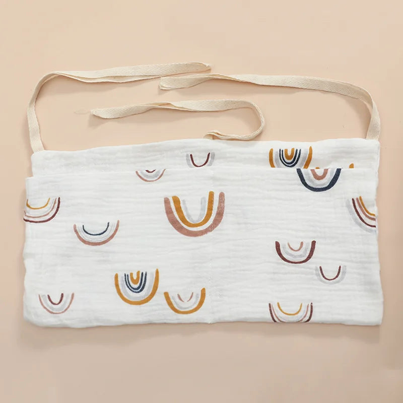 Baby Crib & Stroller Hanging Storage Bag – Dual Pocket Organizer