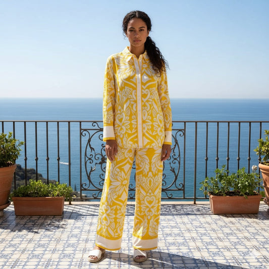 Women’s Wide-Leg Pants 2-Piece Set