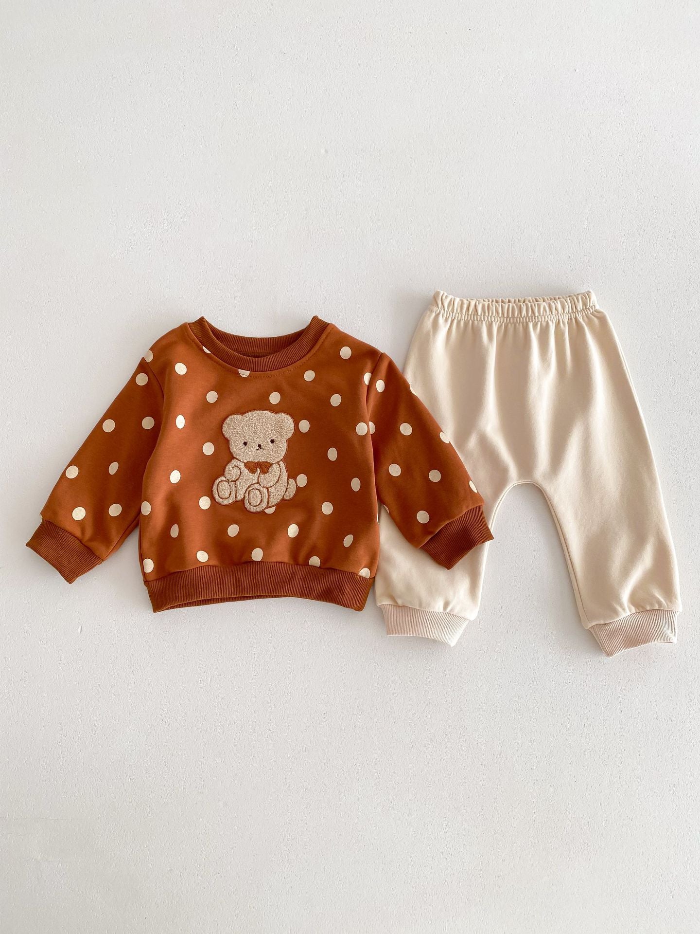 Baby Bear Two-Piece Spring Outfit