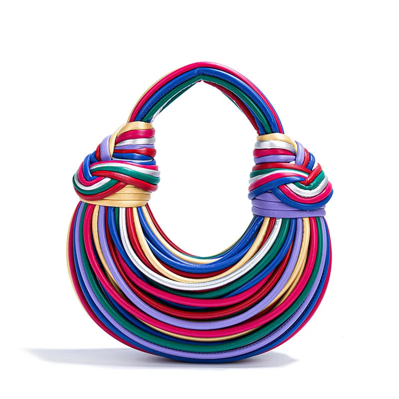 Gold Handwoven Evening Handbag