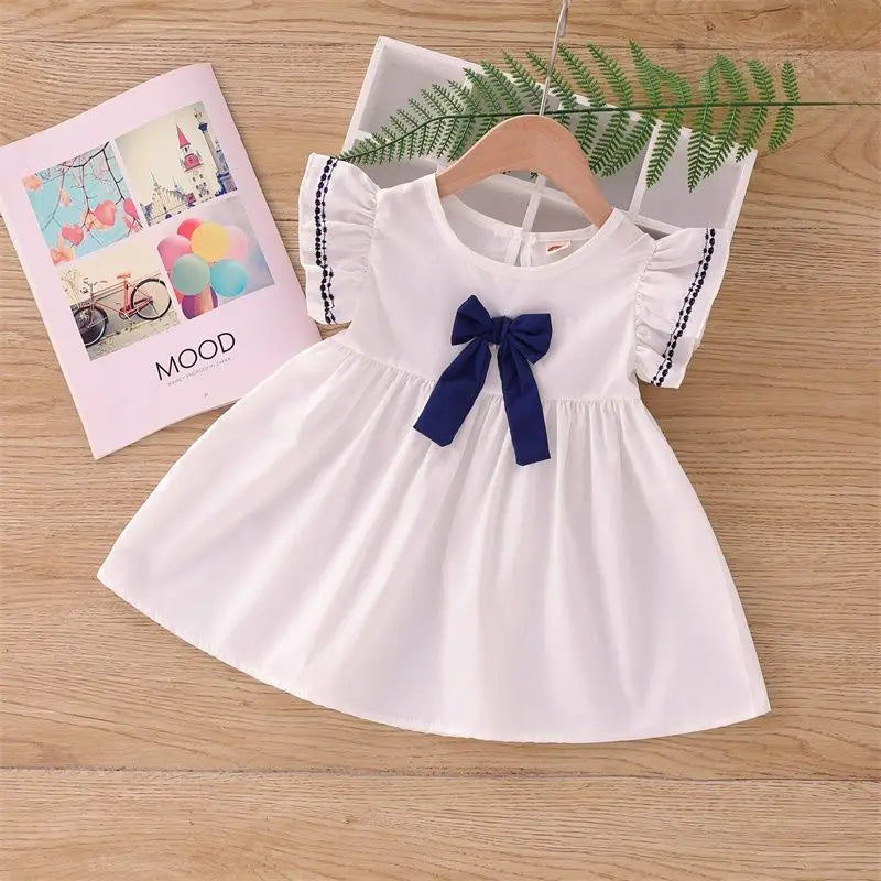 Kids Summer Bow Dress