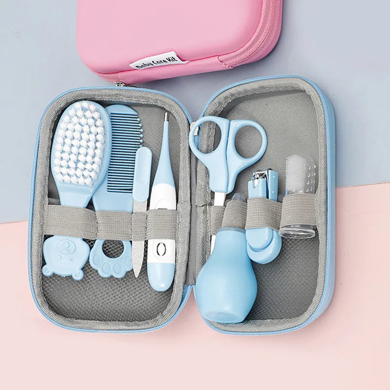 8PCS Baby Healthcare & Grooming Kit - Newborn Essentials