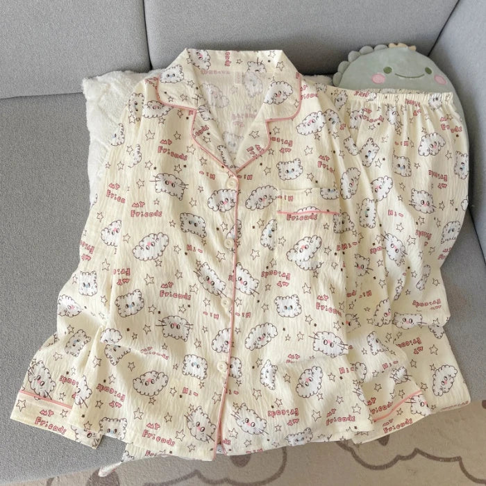 Sweet Loungewear 2-Pieces Set- Pajamas