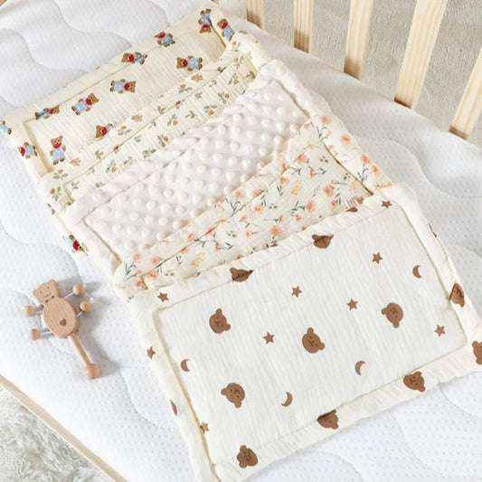Baby Pillow – 100% Cotton | Breathable & Soothing (0–12 Months)