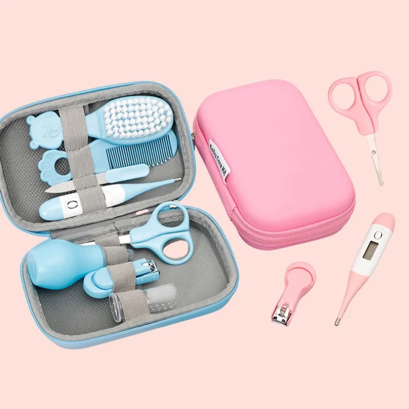 8PCS Baby Healthcare & Grooming Kit - Newborn Essentials